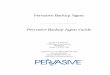 Pervasive Backup Agent Guide .Pervasive Backup Agent Pervasive Backup Agent Guide Pervasive Software