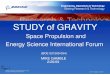 STUDY of GRAVITY - INTALEK · this “Study of Gravity”. All Boeing documents have to be reviewed and approved before they can be presented or published. ... Mass being the constant