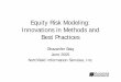 Equity Risk Modeling: Innovations in Methods and Best ... · Equity Risk Modeling: Innovations in Methods and Best Practices Ghazanfer Baig June 2005 Northfield Information Services,