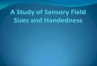Nerves and Stimuli - Frostburg State University · 2017-12-01 · Nerves and Stimuli ... limitations of our study . ... Do sensory field sizes differ between genders? Does temperature