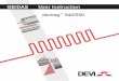 GB/DAS User Instruction - Danfoss 550 User...You have purchased a devireg 540/550 thermostat, which forms an integrated part of a deviheat system. DEVI has developed the devireg 540/550