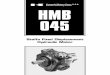 Kawasaki Motors Corp., U.S.A. HMB 045 - KPM-USA · Staffa Fixed Displacement Hydraulic Motor HMB 045 Kawasaki Motors Corp., U.S.A. Precision Machinery Division