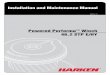 Installation and Maintenance Manual - Harken, Inc. · Performa™ Winch 46.2 STP E/HY 2 Installation and Maintenance Manual Index ... Hydraulic motor 5 ... H = vertical hydraulic
