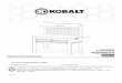 3 DRAWER WORKBENCH - Lowe'spdf.lowes.com/howtoguides/6936945604031_how.pdf3 DRAWER WORKBENCH KOBALT ® and the K ... Pull the drawer out of the workbench until the slides are fully