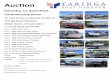 Auction - Yaringa Boat Harbour – Marina Berths, Boat ... · 11 Lots to be auctioned on-site at Yaringa oat Harbour. (Most items unreserved.) 1 Lumeah Road, Somerville. Lot 1 32ft