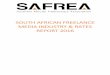 SOUTH AFRICAN FREELANCE MEDIA INDUSTRY & RATES REPORT 2016€¦ · 4 SOUTH AFRICAN FREELANCE MEDIA INDUSTRY REPORT AT A GLANCE Dominated by Baby Boomers and Generation X 78% female
