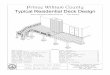 Prince William County€¦ · Prince William County Typical Residential Deck Design Based on Virginia Uniform Statewide Building Code ~ Version 2016-09-22. CONTENTS. General Notes