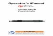 CP3000-600CR Pencil Grinder - Chicago Pneumaticetools.cp.com/cpvscatalogue/files/2050542233.pdf · Operator’s Manual CP3000-600CR Pencil Grinder ... CP3000-600CR Pencil Grinder