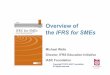 Michael Wells Overview of the IFRS for SMEs background …siteresources.worldbank.org/.../michael_wells_overview_of_the_ifrs... · Michael Wells Director, ... performance, cash flows