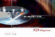 A-6/A-10 - Agma · X/Y/Z Traverse 610/420/460mm ... AGMA once again presents high speed A-series machining ... Model A-6 A-10 Spindle Spindle Taper NO.40