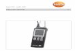 testo 521 · testo 526 · 2. Intended purpose Employ the instruments for the following applications only: The testo 521 and testo 526 instruments are handheld pressure-measuring instru-