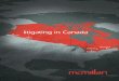Litigating in Canada - mcmillan.ca in Canada.pdf · The third party may then defend the third party claim, the plaintiff’s original claim against the defendant, or both. scope and
