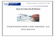 ACCOUNTING - .Accounting Grade 10 Preparation - Workbook 2 Activity 1.2 Choose the most appropriate