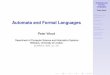 Automata and Formal Languages - Home - Department of ...ptw/research-methods.pdf · Automata and Formal Languages ... Birkbeck, University of London ptw@dcs.bbk.ac.uk. Automata and