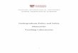 Undergraduate Policy and Safety Manual for Teaching ... · 3 1.0 Introduction The purpose of the School of Biological Sciences Undergraduate Policy and Safety Manual for Teaching