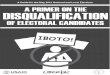 This Primer on the Disqualification of Electoral ... · Table of Contents Introduction Table of Contents The Certificate of Candidacy Petition to Deny Due Course and to Cancel Certificate