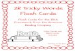 2r tricky words flash cards - Pasco County .2R Tricky Words Flash Cards Flash Cards for the IRLA