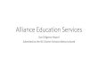 Alliance Education services - North Carolina Public Schools · Alliance Education Services Due Diligence Report Submitted to the NC Charter Schools Advisory Board