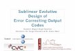 Sublinear Evolutive Design of Error Correcting Output .Thank&you& QUESTIONS?! Sublinear Evolutive