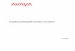Implementing Proactive Contact - Avaya Support · Proactive Contact system ... Proactive Agent Blending ... this document was complete and accurate at the time of printing,