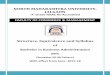 NORTH MAHARASHTRA UNIVERSITY, JALGAONapps.nmu.ac.in/syllab/Commerce and Management/2017... · The Bachelor of Business Administration equips student with an ... and the final work