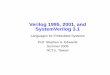 Verilog 1995, 2001, and SystemVerilog 3 - Columbia University · Verilog also provides mechanisms for modeling CMOS ... little-used because circuits generally aren’t built this