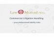Commercial Litigation Handling - Law Society of Western ...€¦ · Commercial Litigation Handling ... • Substantial number of claims are not caused by legal mistakes ... estate