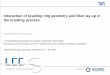 Interaction of braiding ring geometry and fiber lay-up in ...€¦ · Interaction of braiding ring geometry and fiber ... Yarn path on plane side of a mandrel ... Interaction of braiding