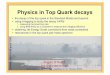 Physics in Top Quark decays - IIHE - Homepagew3.iihe.ac.be/~jdhondt/TopQuark-Mumbai-Oct09.pdf · Parameter CDF D0 mass ... difference between the pole mass and the running top quark