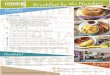 Flavorful - Home2 Suites by Hiltonnews.home2suites.com/assets/HM2S/docs/2014/... · • Applewood Bacon, Egg & Gouda on Ciabatta • Sausage, Fried Egg & Cheddar Bagel • Turkey