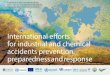 International efforts for industrial and chemical ... · for industrial and chemical accidents prevention, ... Coordination Group for Industrial and Chemical ... among the key elements
