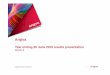 Arqiva FY 15 results update presentation Final version 2 · Sound Digital is a consortium which includes Arqiva (40%), ... New division : Telecoms & M2M Group ... • As per the UK
