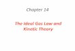 The Ideal Gas Law and Kinetic Theory - sites.millersville.edusites.millersville.edu/tgilani/pdf/Spring 2018/PHYS 131/Lectures... · 14.3 Kinetic Theory of Gases. ... that each behaves