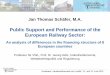 Public Support and Performance of the European Railway … · Jan Thomas Schäfer, M.A. Public Support and Performance of the European Railway Sector: An analysis of differences in