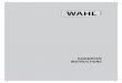 HAIRDRYER INSTRUCTIONS - Wahl Powerpik Hairdryer... · contact with water or any other liquids. ... HAIRDRYER INSTRUCTIONS PIK ATTACHMENT(If included) Ensure that the pik is securely