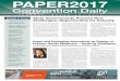 PAPER2017 - PaperAge | pulp and paper industry news, … · (continued on page 8) TUESDA Y, MARCH 28, 2017 Schedule of Events PAPER2017 Convention Daily State Governments Present