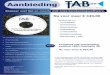 Bespaar veel tijd en moeite met onze berekeningssoftware. TAB drukkerij.pdf · De voordelen van dit programma zijn onder meer: Prijsvriendelijk Zeer gebruikersvriendelijk Geen licentie