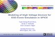 Modeling of High Voltage Devices for ESD Event Simulation ...€¦ · The BJT does not turn-on until the applied voltage is significantly higher than the breakdown voltage of the