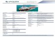 Gitano Vessel Brochure - Home - POSH · POSH GITANO 2,750 DWT/ Fluids Processing Vessel/ DP2 Call sign: XCSC4 Class Notation Flag Panama Main Engine Niigata 2 x 2,500 BHP @ 480V/60Hz