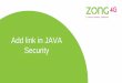 Add link in JAVA Security - ZONG€¦ · Add BVS PC link in (Java -> Security) for Window 7 Step 1 Go to Control Pannel