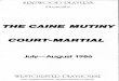 THE CAINE MUTINY COURT-MARTIAL - Kentwood … · THE CAINE MUTINY COURT-MARTIAL ADRAMA IN TWO ACTS ... Sept. 12-0ct 2S-SWEET CHARITY Director: Jonathan Abramson-Producer Cary Baker