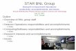 STAR BNL Group€¦ · STAR BNL Group Research & Experiment Operations: productivity, accomplishments, and issues. Annual DOE/Nuclear Physics Review of RHIC Science and Technology