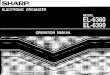 EL-6360 and EL-6390 Operation Manual - Old Organizersold-organizers.com/Manuals/Sharp/Sharp_EL6360_6390_Eng.pdf · Title: EL-6360 and EL-6390 Operation Manual Author: Sharp Electronics