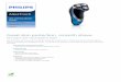 AT890/20 Philips wet and dry electric shaver with Pop up ...pNCeS.pdf · For a comfortably close shave Shaves even the shortest stubble Ease of use Pop up trimmer perfect for sideburns