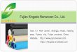Fujian Kingsda Nonwoven Co., Ltd. · PDF fileFujian Kingsda Nonwoven Co., Ltd. has specialized in researching and producing pp spunbond nonwoven fabric, ... Non woven bag Nonwoven