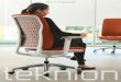 009404 Teknion Reader Spread Eng · an advanced degree of comfort, support and ... innovations optimize user comfort while simplifying operation. • Height adjustment range of 4