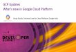 GCP Updates What's new in Google Cloud Platformdevelopermarch.com/developersummit/2015/report/... · What's new in Google Cloud Platform ... Introduction Mani Doraisamy - Founder