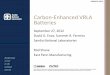Carbon-Enhanced VRLA Batteries - Department of Energy 2012 Peer Review... · PDF fileCarbon Enhanced VRLA Batteries Pb-Acid batteries are inexpensive, but have a poor cycle life when