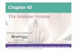 The Immune System - pkwy.k12.mo.us Bio Fall 2012/Chapter... · • Vertebrates also develop acquired immune defenses. ... • The immune system of mammals is ... – Macrophages are