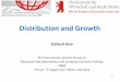 Distribution and Growth - Hans-Böckler-Stiftung - … · on equilibrium growth rate ... subsistence wage and/or class struggle ... •The post-Kaleckian distribution and growth model: